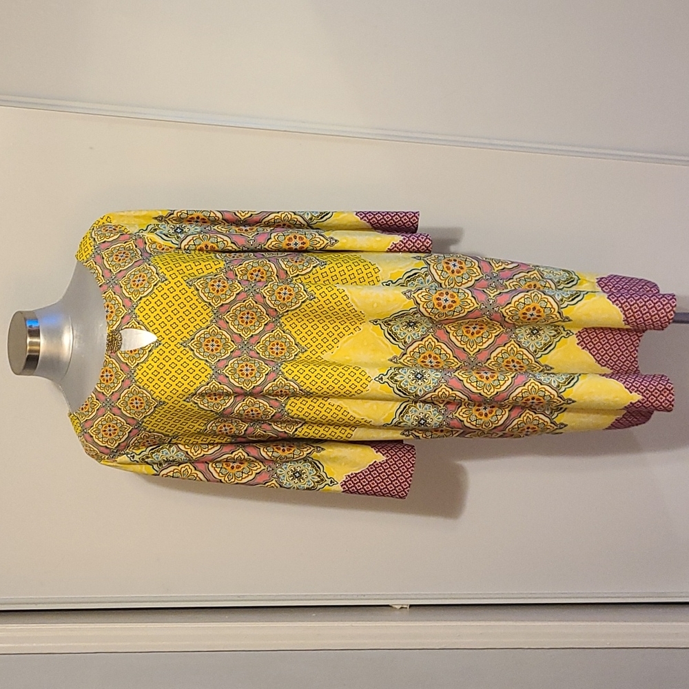 Sunny Leigh mixed colors A -line gold hardware Casual.